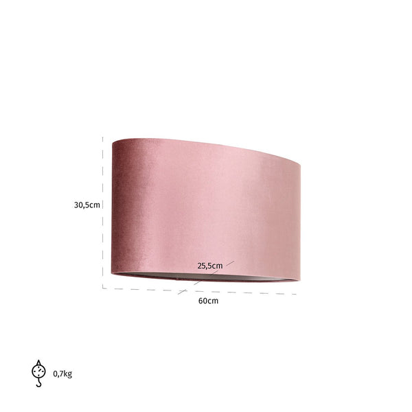 Lampshade Old Rose Ovale (italian – 4008 Old Rose) – Richmond Interiors