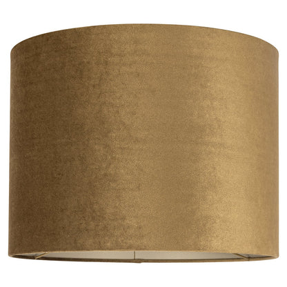 Lampshade Addy gold velvet cilinder 40Ø (Gold)