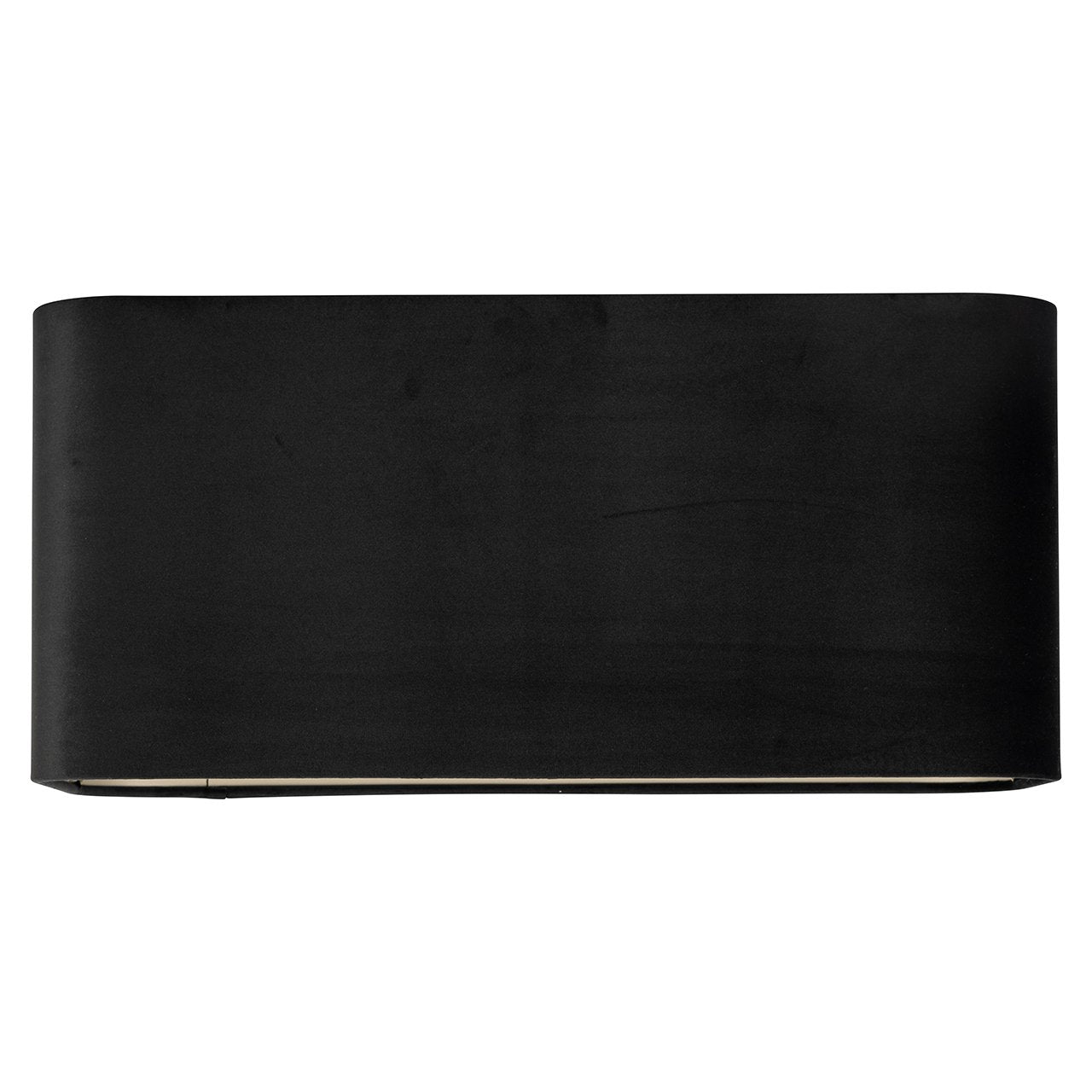 Lampshade Maddy black velvet rectangle (Black)- Richmond Interiors