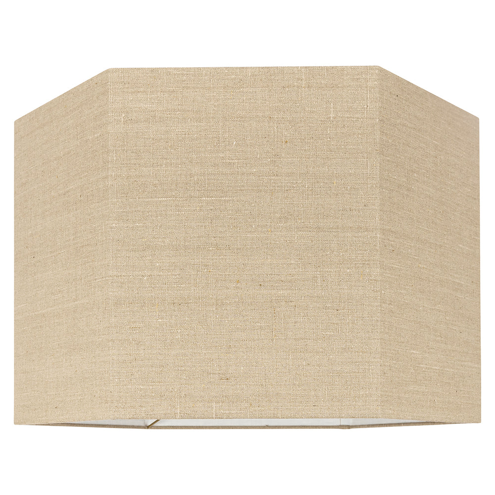 Lampshade Sally sand linnen hexagon XL (Sand)