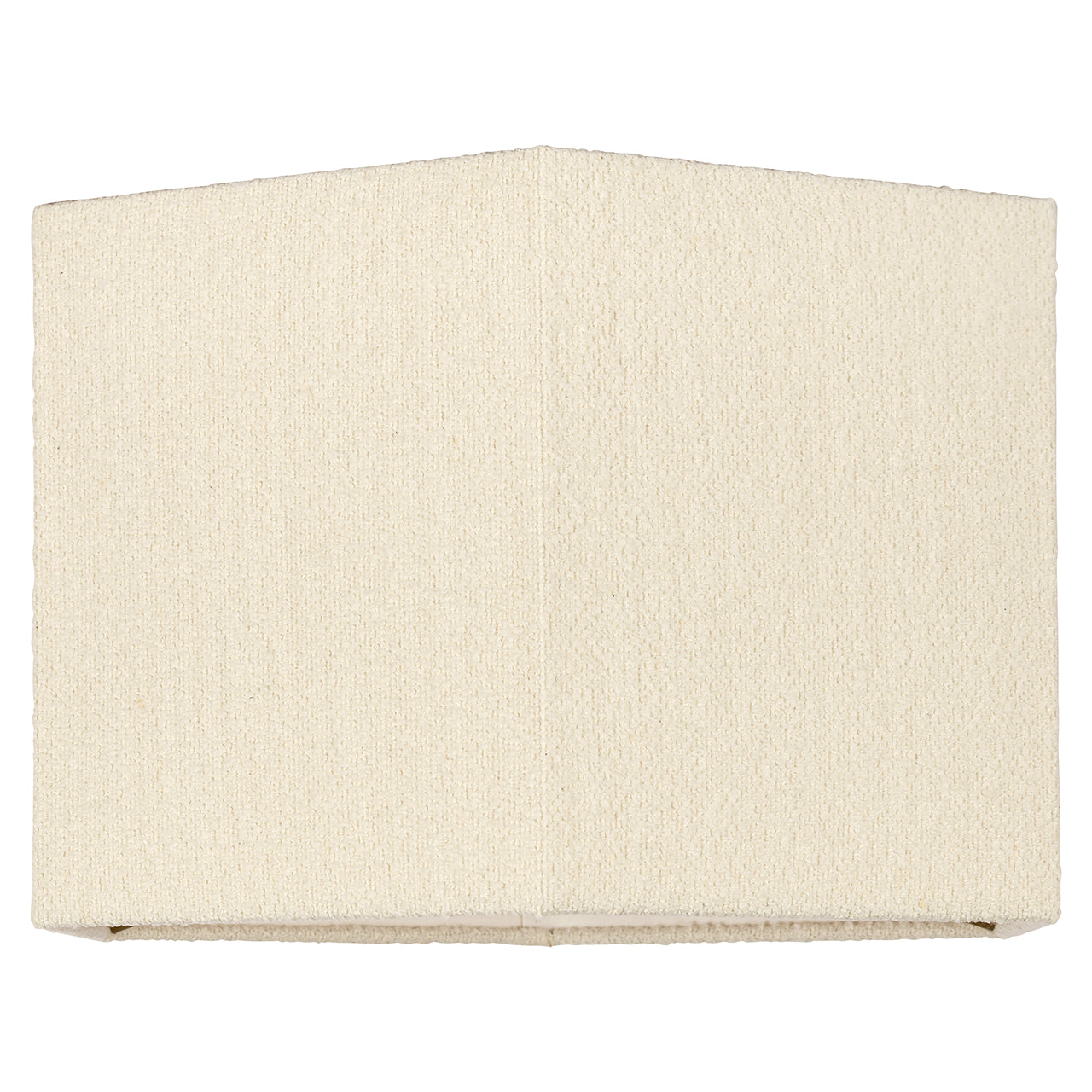 Lampshade Soho white bouclé hexagon medium (White)