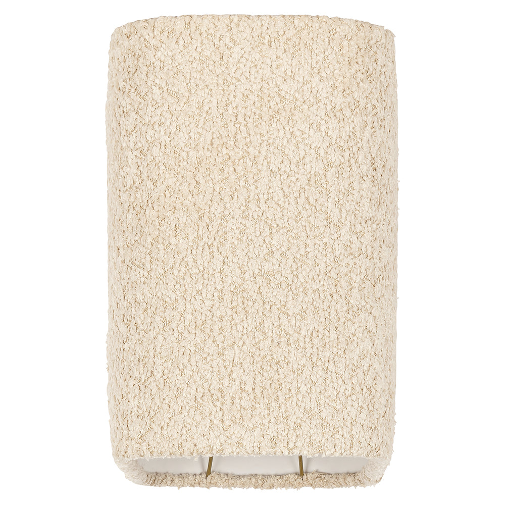 Lampshade Miley sand bouclé rectangle small