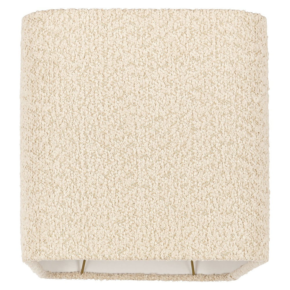 Lampshade Miley sand bouclé rectangle