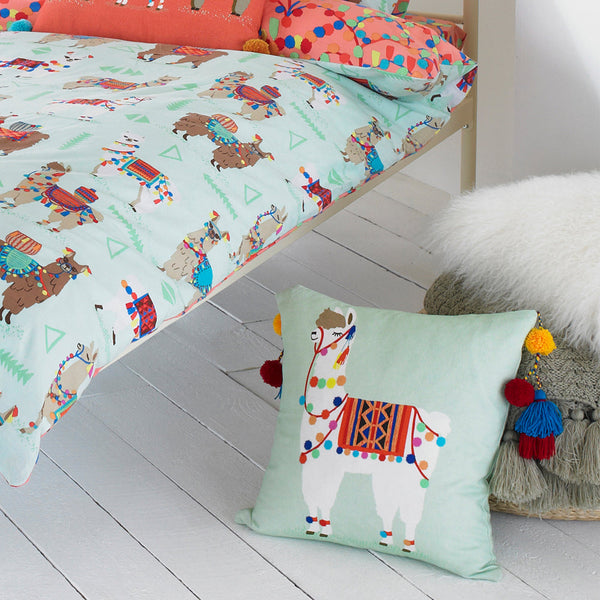 Llamarama Toddler Duvet Set Multi - Riva