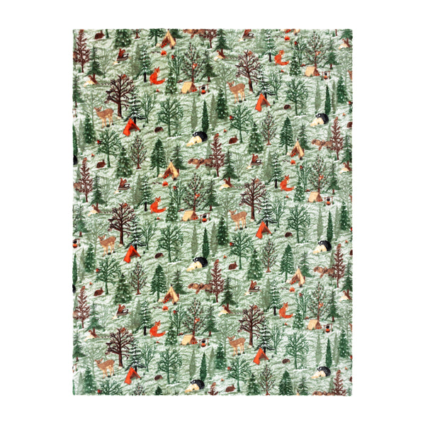 Lodge Wood 130x150 Throw Oak Green - view 3