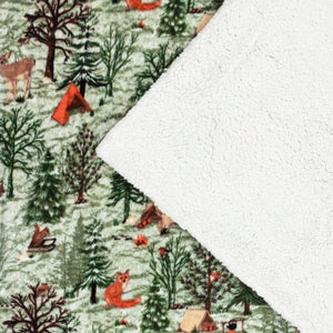 Lodge Wood 130x150 Throw Oak Green - view 7