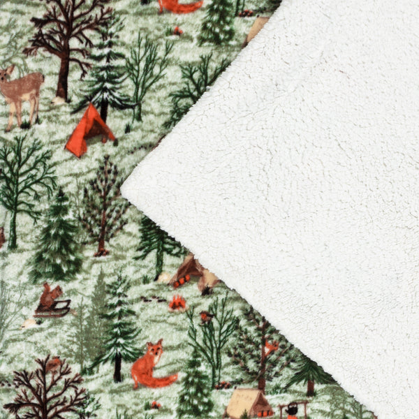 Lodge Wood 130x150 Throw Oak Green - view 7