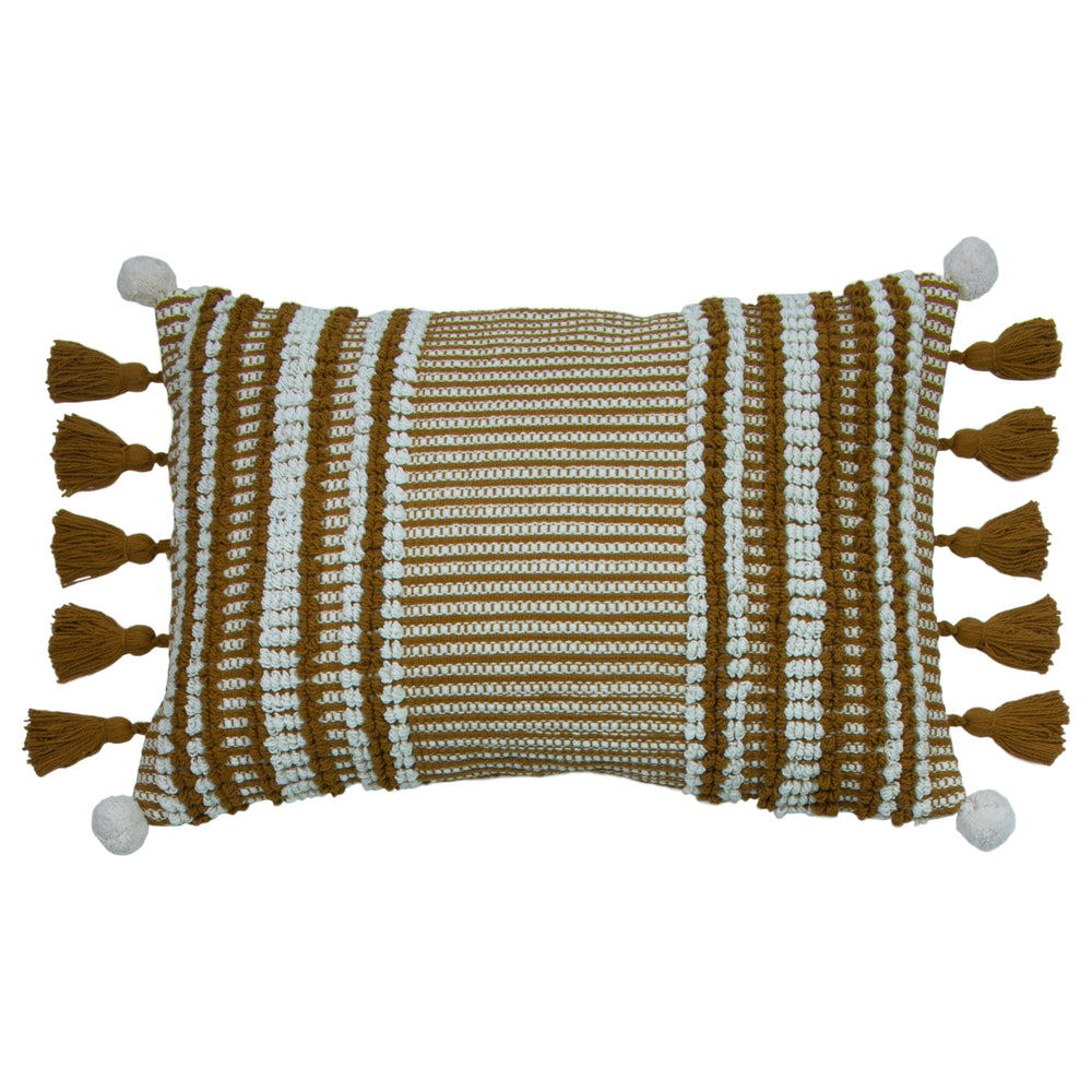 Lotta 35x50 Feather Filled Cushion Ginger