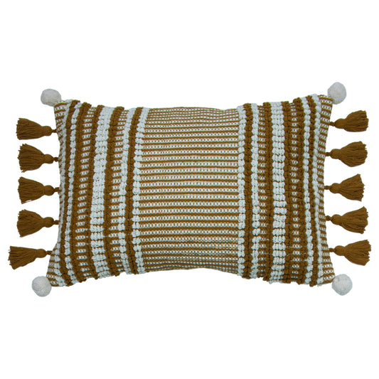 LOTTA 35X50 FEATHER FILLED CUSHION GINGER