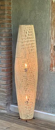 Rattan Torpeda Lamp Natural