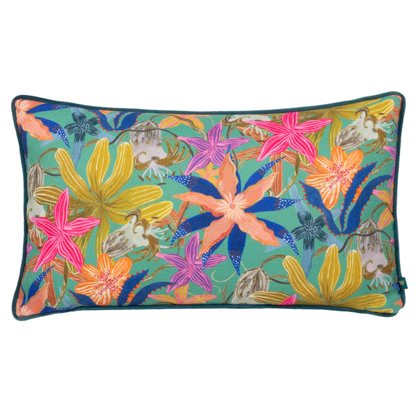 Luna Floral 43x43 Feather Filled Cushion Multi