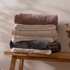 Lux Sherpa Fleece 127x152 Charc - view 4