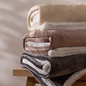Lux Sherpa Fleece 127x152 Charc - view 5