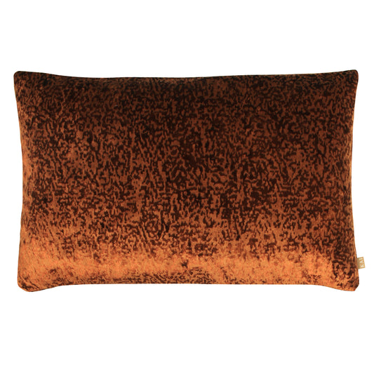 LYNX 40X60 FEATHER FILLED CUSHION RUST