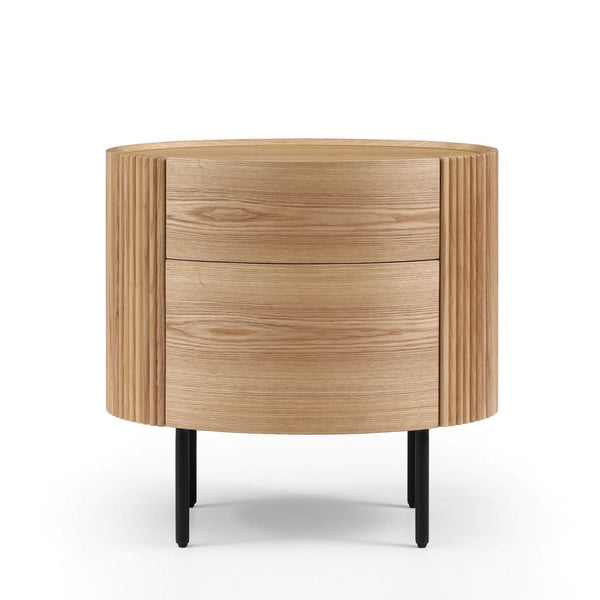 Lantine Bedside Table - Ash Oak - Tommy Franks