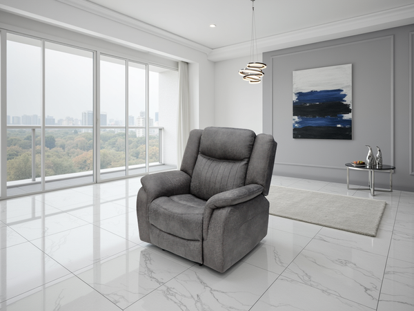 Leon Electric Recliner Sofa Grey Armchair - Xshowhome