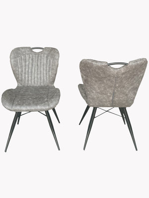 Mala Dining Chair - Grey - Jaipur