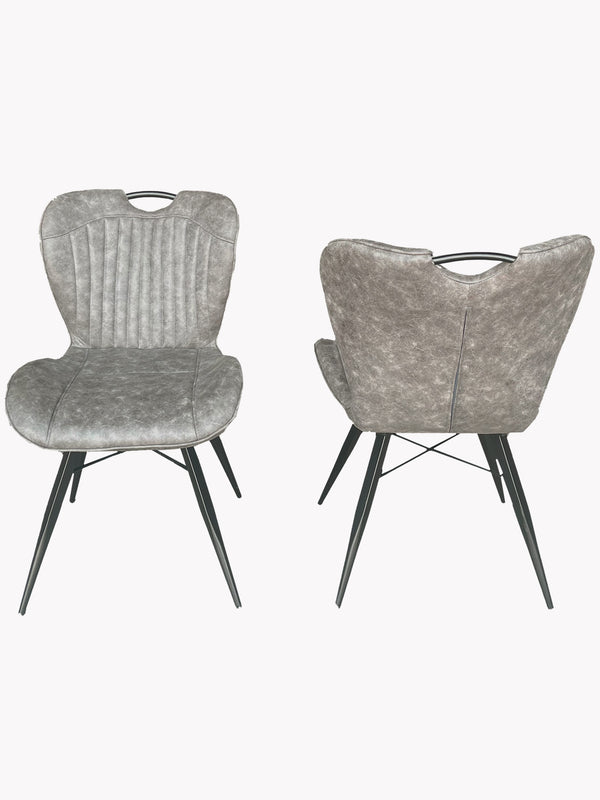 Mala Dining Chair - Grey - Jaipur