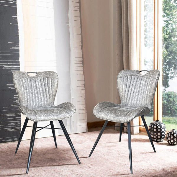 Mala Dining Chair - Grey - Jaipur