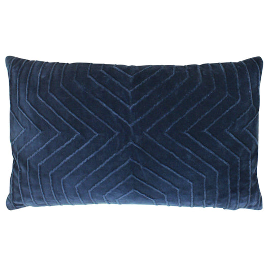 MAHAL 30X50 FEATHER FILLED CUSHION NAVY