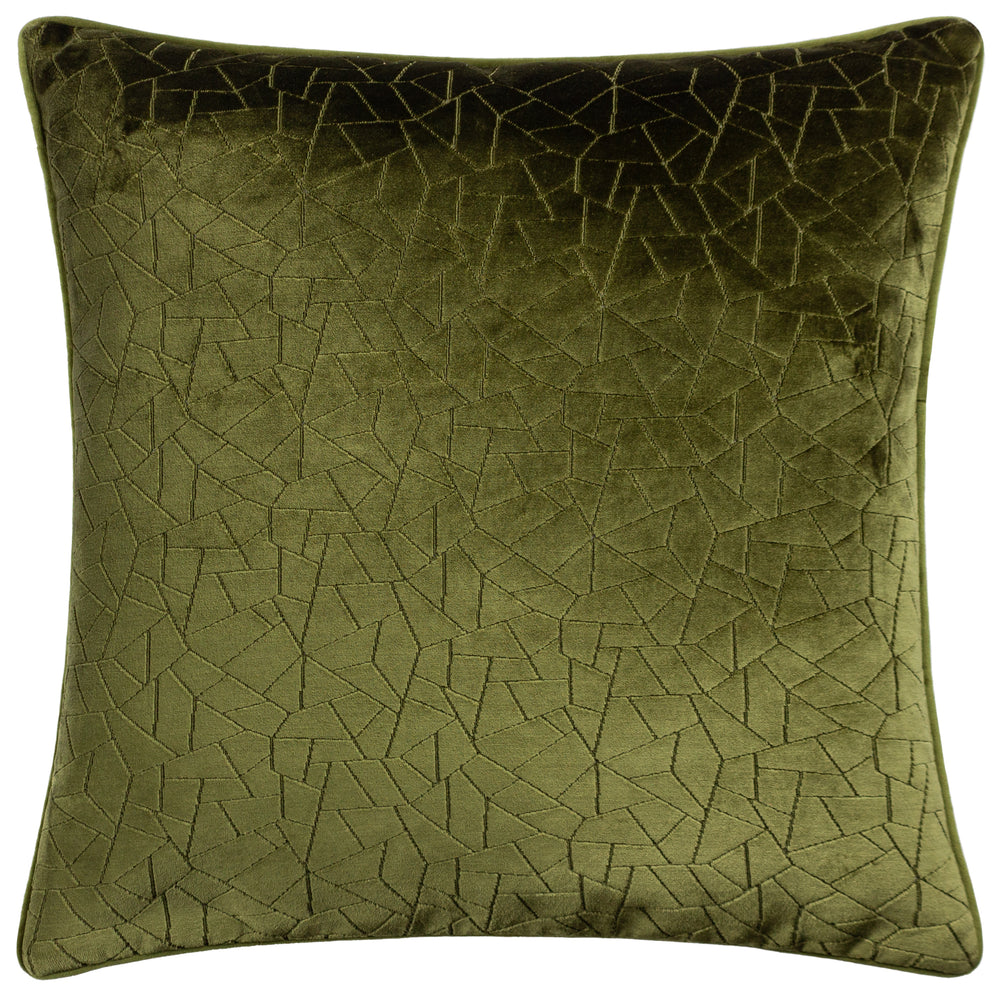 Malans 45x45 Feather Filled Cushion Olive