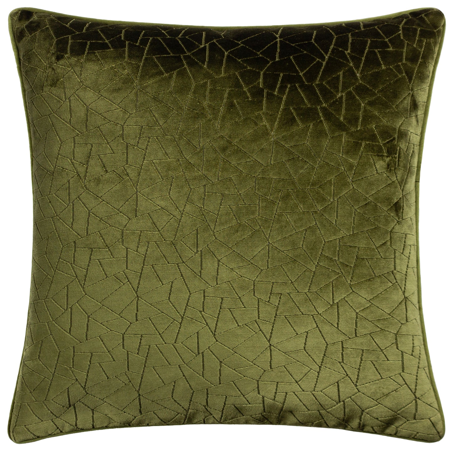 MALANS 45X45 FEATHER FILLED CUSHION OLIVE