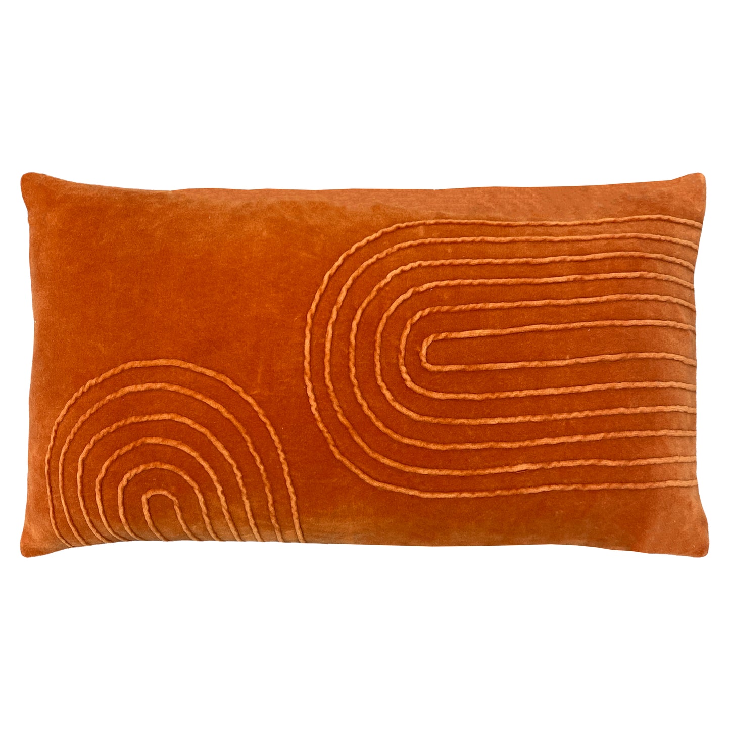 MANGATA 30X60 FEATHER FILLED CUSHION ORANGE