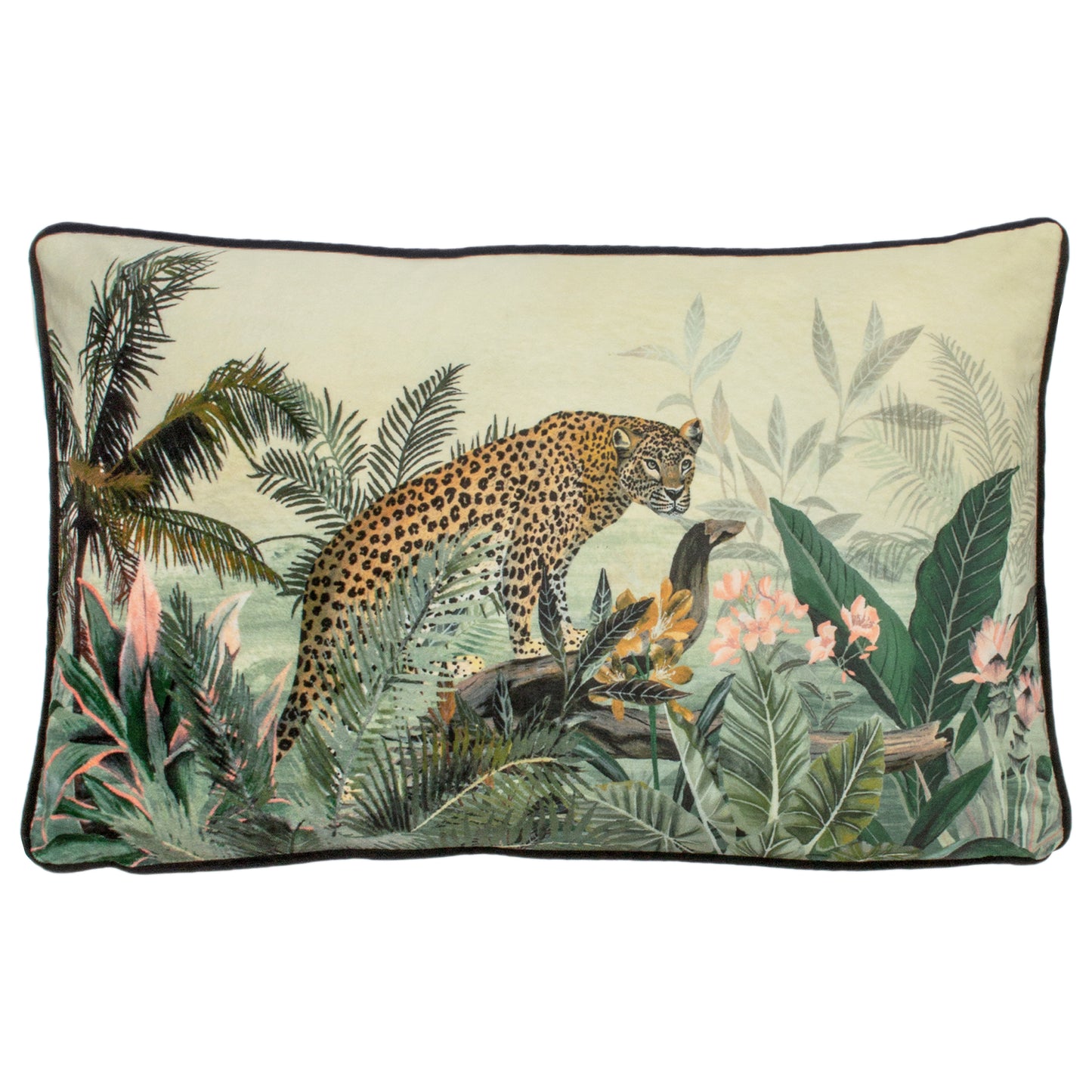 MANYARA 30X50 FEATHER FILLED CUSHION LEOPARD