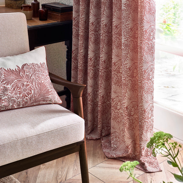 Marigold 167x182 Pencil Pleat Curtains Russet - view 6