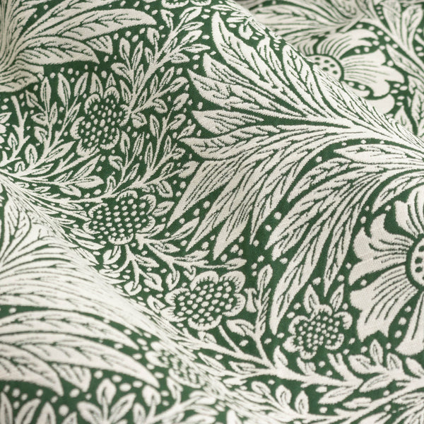 Marigold 167x228 Pencil Pleat Curtains Leaf Green - view 6