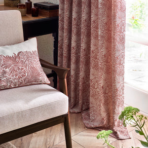 Marigold 228x137 Pencil Pleat Curtains Russet - view 6