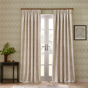 Marigold 228x228 Pencil Pleat Curtains Stone - view 7