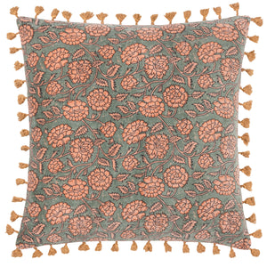 Marisa 50x50 Feather Filled Cushion Petrol