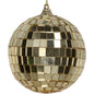 Ornament Ball Mirror Glass Gold 8cm