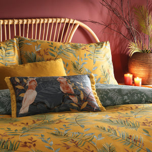 Mazari King Size Duvet Set Mustard - Riva