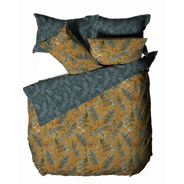 Mazari King Size Duvet Set Mustard - Riva
