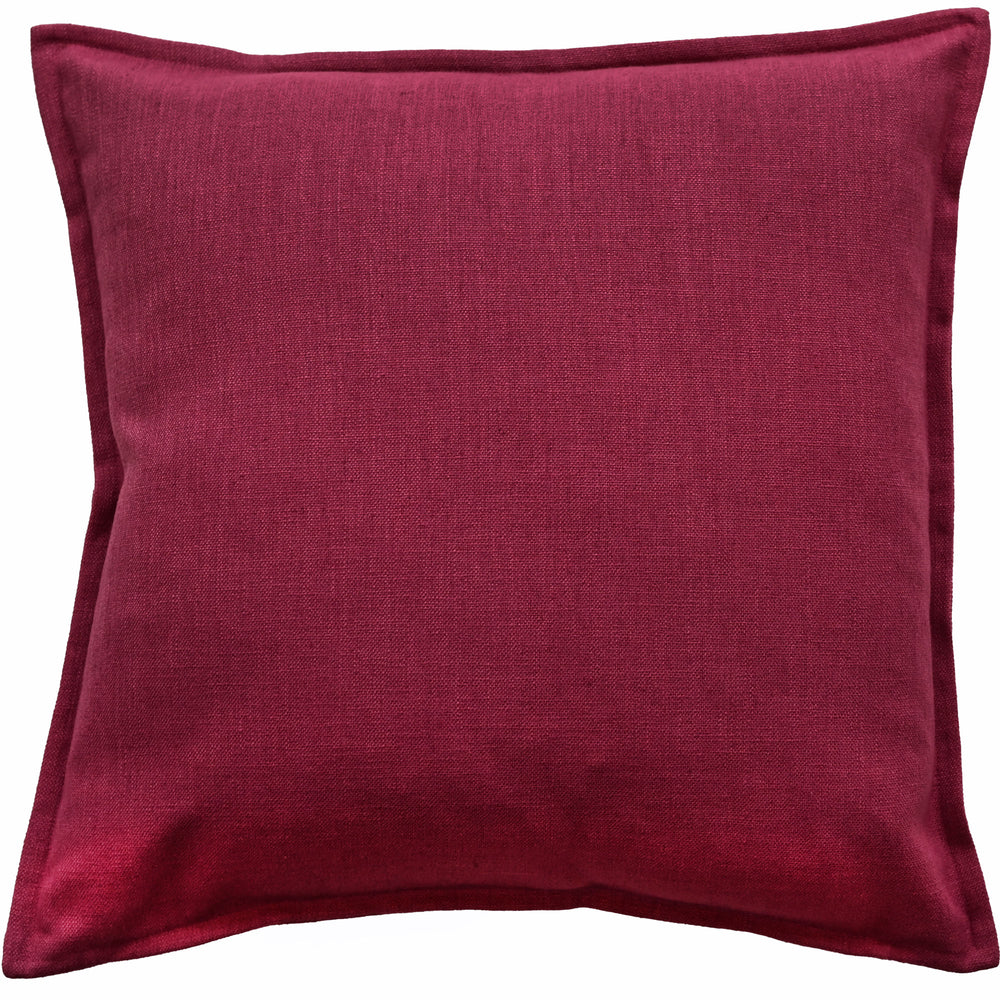 Poly Linen Mix with Flange Fuschia 50x50