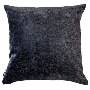 Cut Velvet Dots in Black 56x56