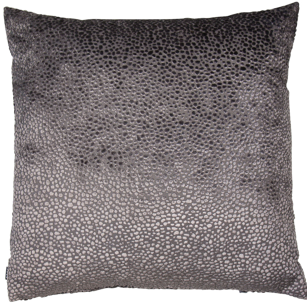 Burnt Velvet Cushion Silver 56x56