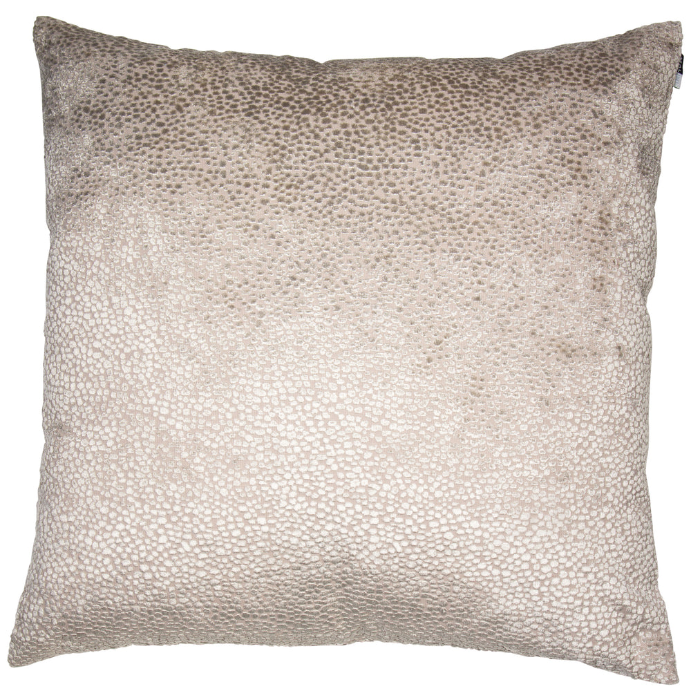 Burnt Velvet Cushion Taupe 56x56