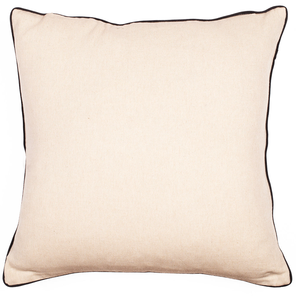 Hand Printed Ikat on Linen 50x50