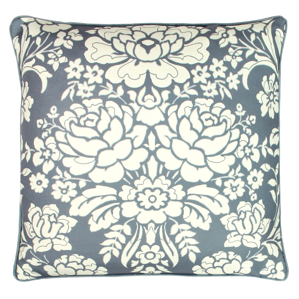 Melrose 50x50 Feather Filled Cushion Slate Blue - Canwell Interiors Limited - Riva