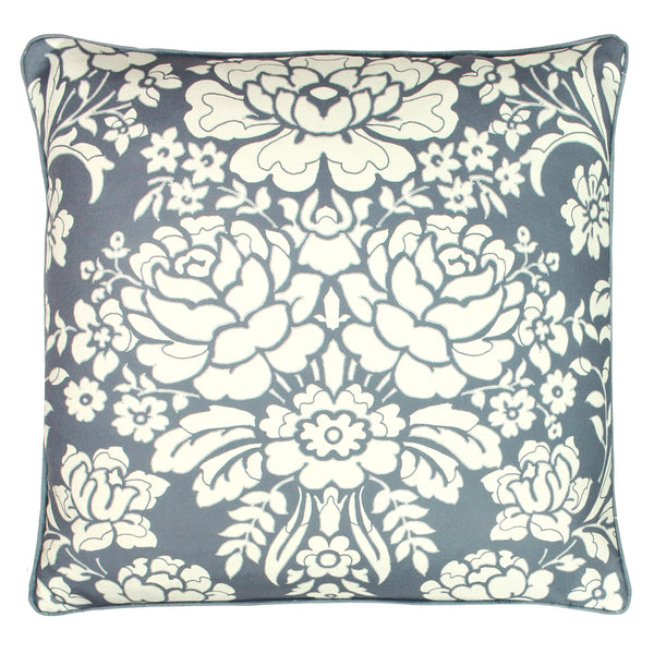 Melrose 50x50 Feather Filled Cushion Slate Blue - view 2