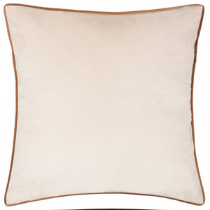 Meridian 55x55 Feather Filled Cushion Ecru/ginger