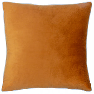 Meridian 55x55 Feather Filled Cushion Ginger & Ecru - view 2