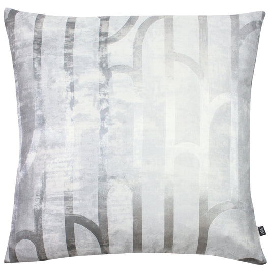 MEYER 50X50 FEATHER FILLED CUSHION PLATINUM/SILVER