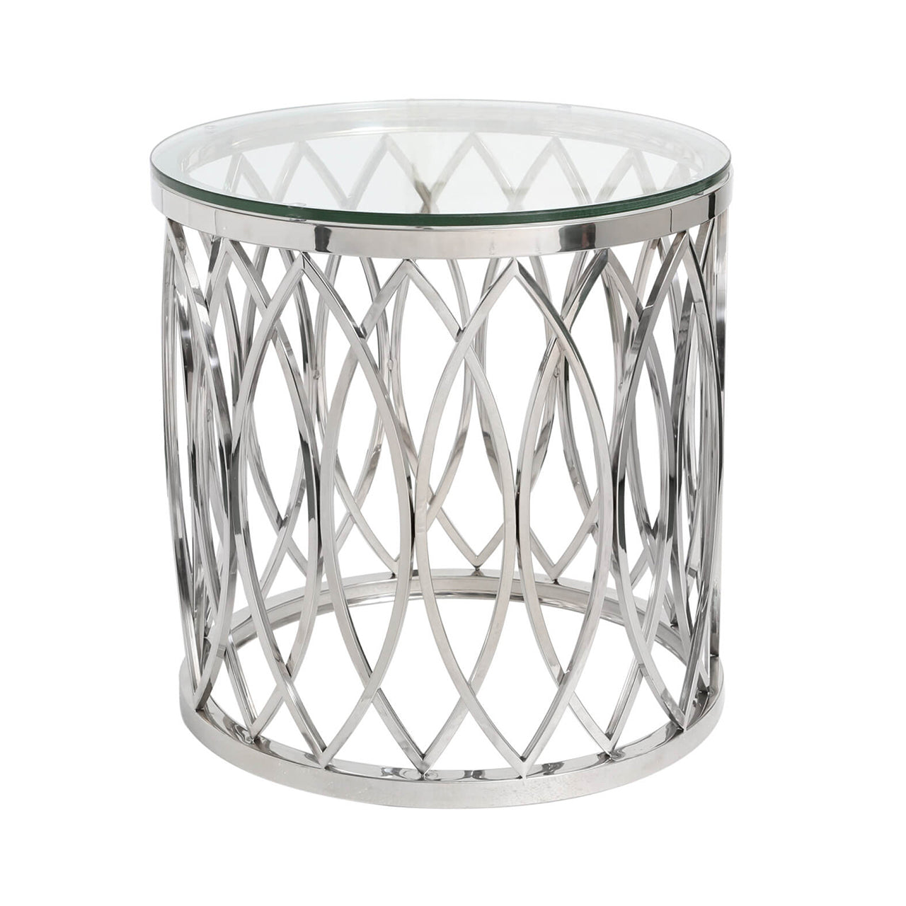 Willow Chrome And Glass End Table - Part 1 - Base