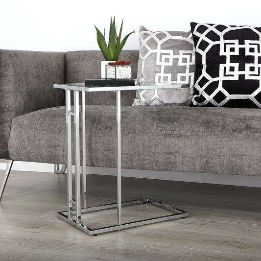 Harry Stainless Steel Sofa Table Clear - DSP KD