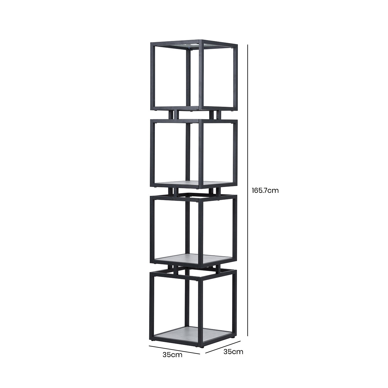 4-Tier Square Display Unit - KD