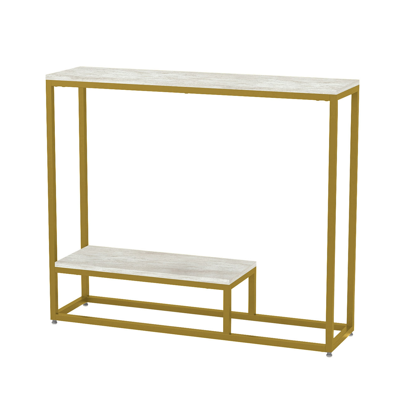 Suhani Cream and Gold Console Table - KD